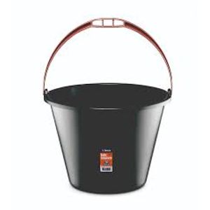 Balde Plástico Extra Forte Preto Atlas