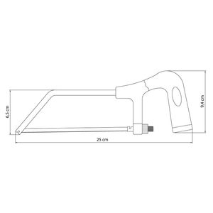Miniarco De Serra 6" Com Empunhadura Injetada Emborrachada 433003006 Tramontina
