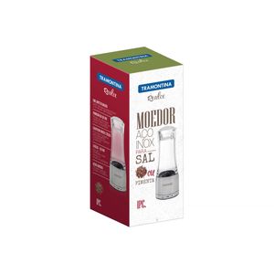 Moedor Em Aço Inox/Acrílico Para Sal e Pimenta Tramontina