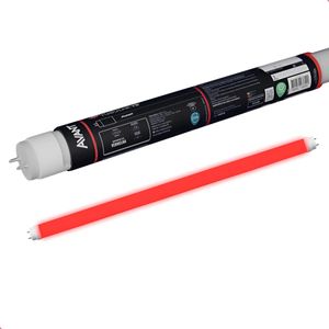 Lâmpada Tubular T8 18W 120cm Vermelha Bivolt Avant