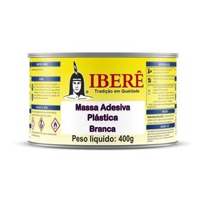 Massa Plástica Branca 400g Ibere