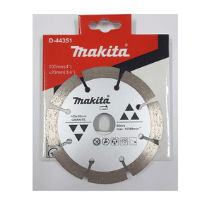 Disco Diamantado Segmentado 105x10x20 Mm Makita