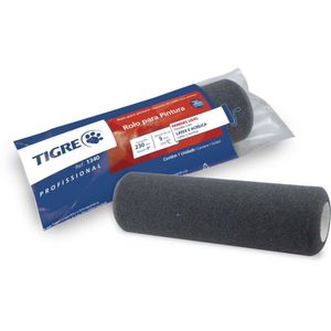 Rolo de Pintura Espuma Cinza 23cm 1340 Tigre