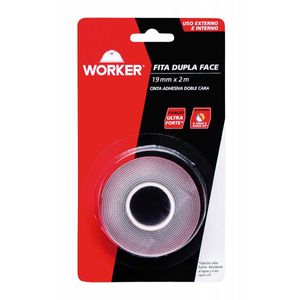 Fita Dupla Face Externo 19 Mm x 2 M Worker