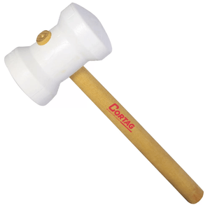 Martelo de Borracha Branco 60 Mm Cortag
