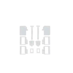 Conjunto de Fixação para Assentos Almofadados Branco (TPKPFU) Astra