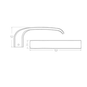 Fechadura Banheiro WC 1100 Ônix Cromado Silvana