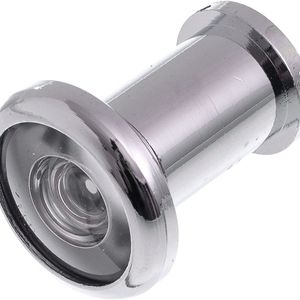 Olho Mágico Para Porta 25/42 Mm 180° Cromado Bemfixa