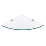 Prateleira De Vidro Boleada 200x200x8 Mm Tempernorte