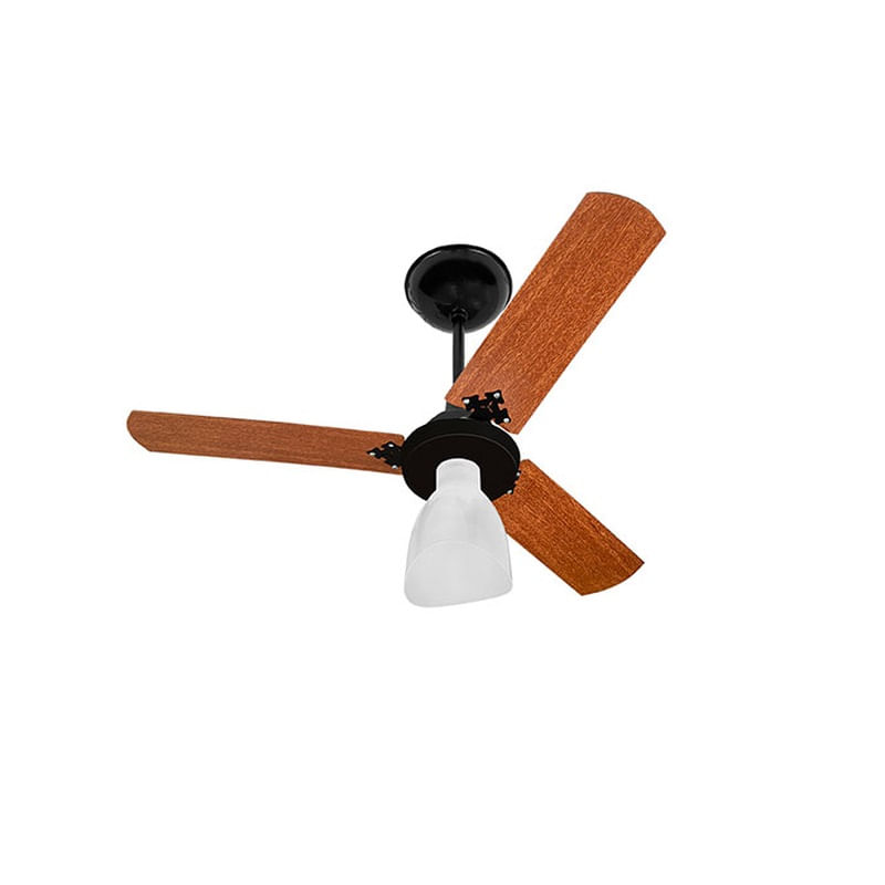 Ventilador de Teto Delta Inverter Bivolt Preto Mogno Venti Delta