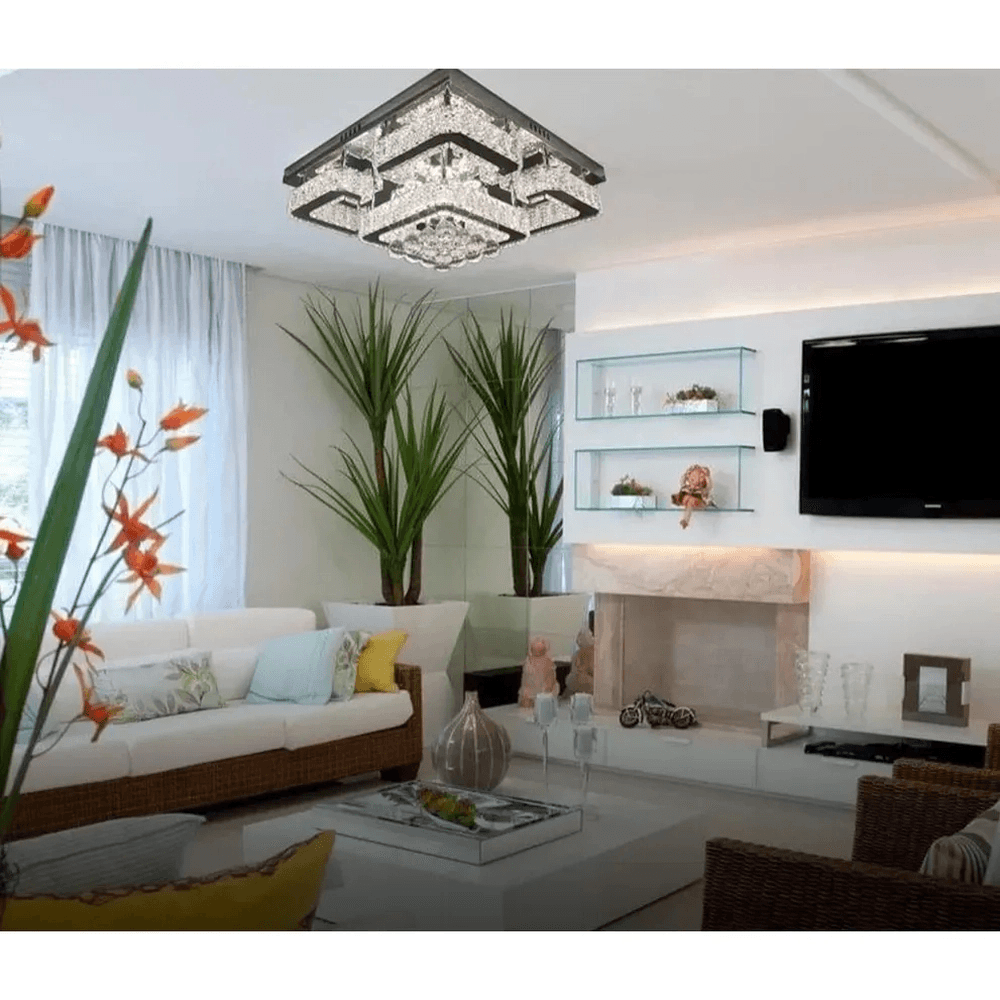 Lustre Cristal LTX-005 72W 3 em 1 3005 Nitrolux - Jurunense