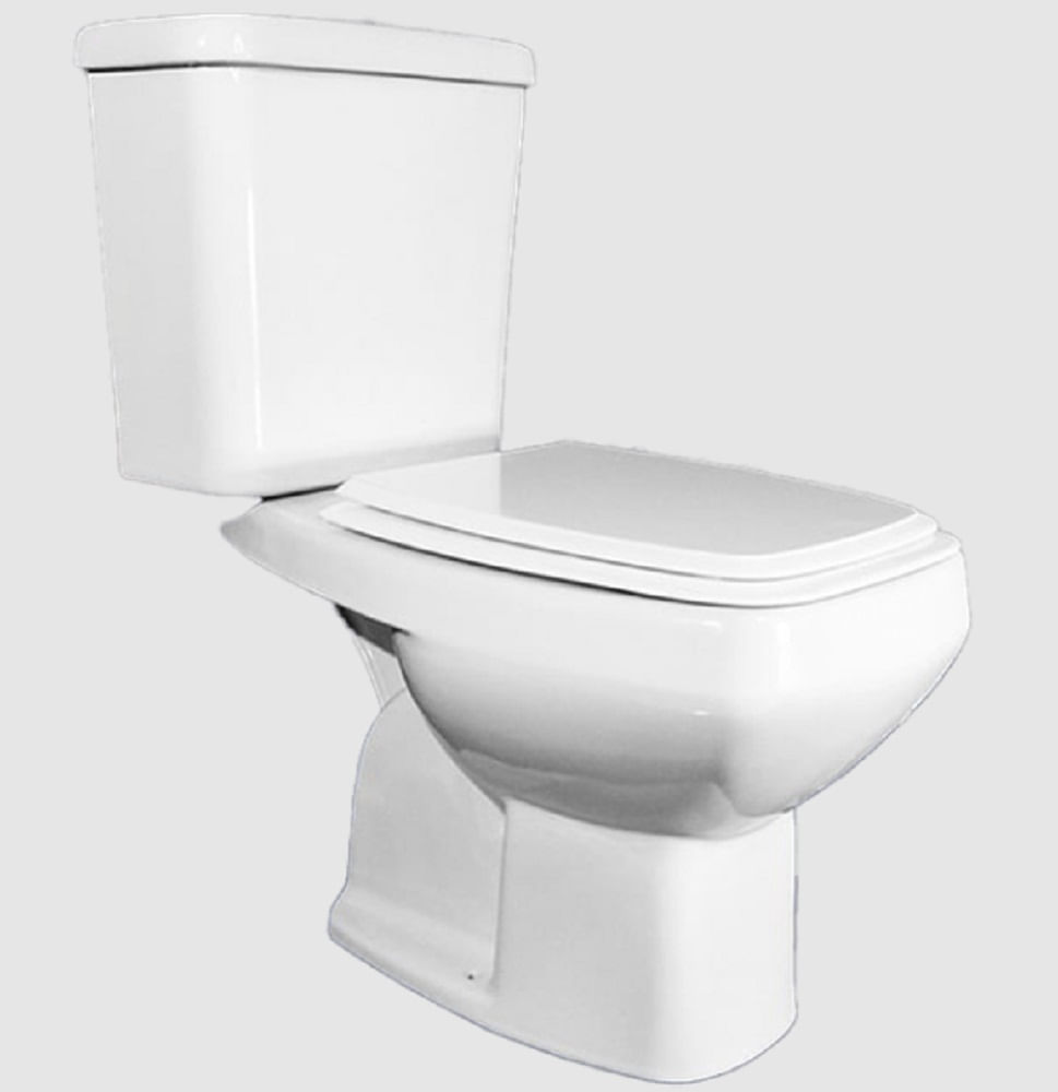 Kit Vaso Sanitário com Caixa Acoplada Anturius Branco Acionamento