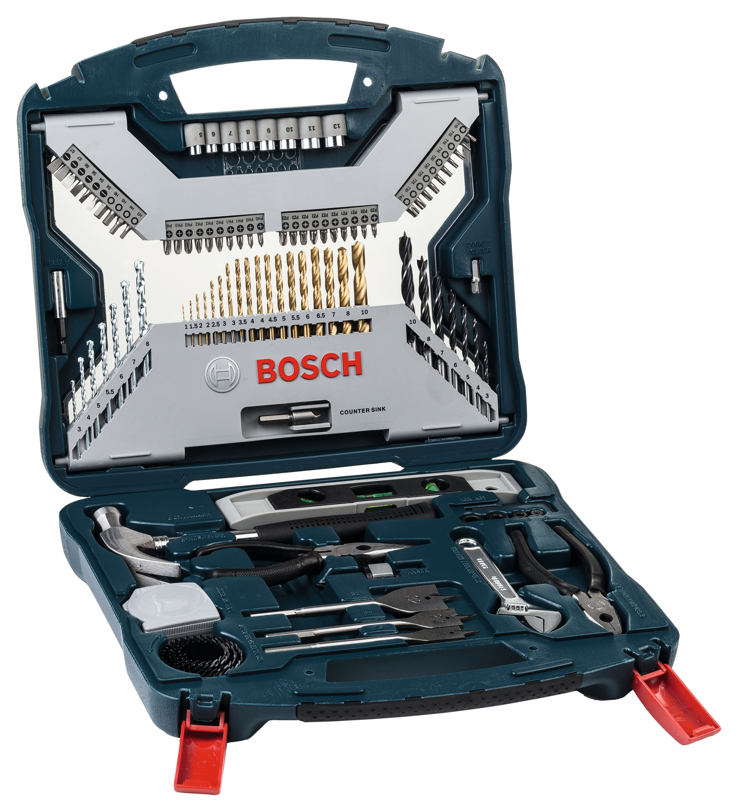 切手107 Kit Ferramentas X Line 103 Peças Titânio Bosch - Jurunense