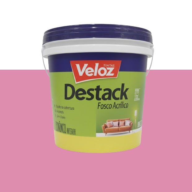 Tinta Destack Fosca Leveza 3,6 Litros Veloz - Jurunense