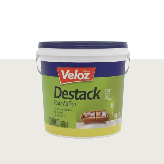 Tinta Destack Fosca Palha 15 Litros Veloz - Jurunense - Materiais