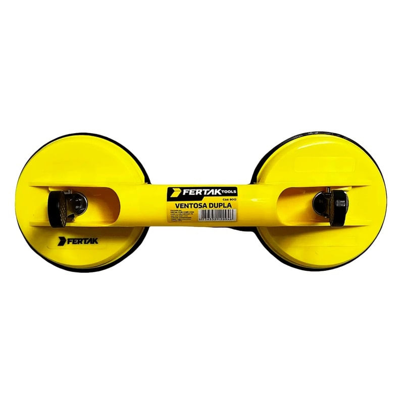 Ventosa Dupla Amarela 90Kg Fertak - Jurunense - Materiais de