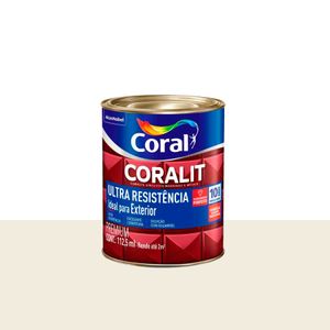 Tinta Esmalte Coralit Ultra Resistente Acetinado Branco Galão 3,6 Litros Coral