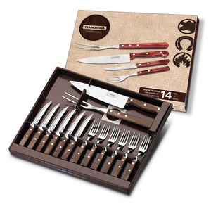 Kit para Churrasco Polywood Inox 14 Peças Tramontina