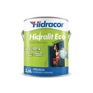 Tinta Esmalte Hidralit Eco Vermelho Galão 3,6 Litros Hidracor