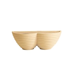 Vaso Parede Duplo Areia Colméia Forte Plástico